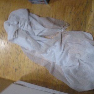 Eileen Fisher long  100% wool blocks scarf  geometric Italy NWT NEW